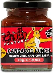 The Chilli Factory | Kangaroo Punch - Medium Chilli Capsicum Salsa, 190g