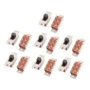 14 Pcs 250VAC 3A 125VAC 6A 6 Terminal 2 Position DPDT On/OFF Mini Slide Switch