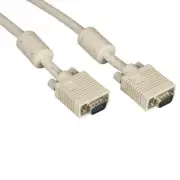 BLACK BOX EVNPS06-0005-MM Vga Video Cable Ferrite Core Male/Male Beige 5-Ft.