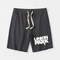 在飛比找蝦皮購物優惠-林肯公園樂隊linkin park搖滾衣服短褲中國風五分休閑