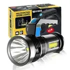 Wrrozz LED Flashlight High Lumens USB Rechargeable Flashlight for Camping, Hi...