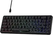 MechLands AJAZZ AK680 MAX Wired Gaming Keyboard with Hall Effect Switch, Rapid Trigger Magnetic Keyboard with 8K Polling Rate, Top Structure, RGB Backlight (Black Contour Line)