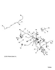 Polaris HARNESS, CHASSIS, 570 [SF1], Genuine OEM Part 2413310, Qty 1