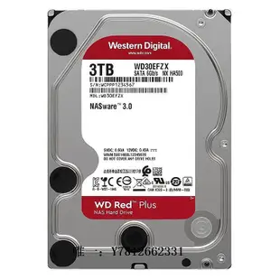 電腦零件全新盒裝WD/西部數據 WD30EFZX 3TB 紅盤 NAS服務器硬盤 垂直技術筆電配件