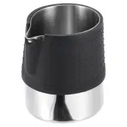 Milk Frothing Pitcher, 12oz / 350ml Milk Frother Cup Jug, Black