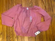 NWT Oshkosh Top Girls Shirt 12 Pink $34