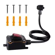 MARSTEK Heavy Duty Waterproof Extension Cord with On/Off Switch,Inline Cord S...