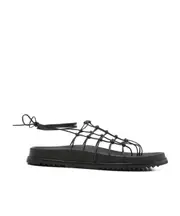 Open-toe flat sandals 36,37,38,39,40,41 Black