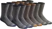 Dickies Men's Dri-Tech Original Moisture Control Crew Socks, Available in M-XXL (6, 12, 18 Pairs)