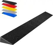 Mobility Scooter Ramps,Portable Indoor Wheelchair Ramp Rubber Step Ramp Threshold Ramp, for Cars Caravan Skateboard Motorcycle(Black,39.4x3.1x0.8in)