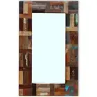 Mirror Solid Reclaimed Wood 80x50 cm vidaXL
