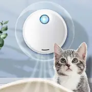 Smart Cat Odor Purifier For Cats Litter Box Deodorizer Dog Toilet Rechargeable Air Cleaner Pets Deodorization Cleaning Tool white