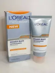 L'OREAL MEN'S EXPERT POWER BUFF ANTI-ROUGHNESS EXFOLIATOR 2 OZ BOXED