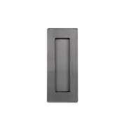 Gunmetal Grey Rectangle Flush Pull 120mm | Mucheln