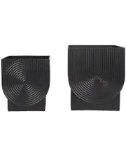 Mercana Set of 2 Medina Metal Planters
