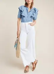 NWT Mother Tomcat Roller Chew in Almost Innocent (White) Size 25 $228