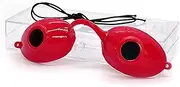 Super Sunnies UV Eye Protection, FDA Compliant Individual Tanning Bed Goggles Eyeshields, Glasses, With a Clear Case/Box
