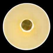 Delessi Sokyo Hand Blown Glass Disc LED Small Wall Light 3000K Warm White - Gold/Frost