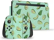 Official Andrea Lauren Design Avocado Art Mix Vinyl Sticker Gaming Skin Decal Cover Compatible with Nintendo Switch Console & Dock & Joy-Con Controller Bundle