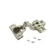 Blum 3/4" Overlay 105-Degree Nickel Plated Self-closing Concealed Cabinet hinge