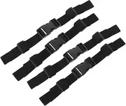 4pcs Anti-slip Belt Pull Belt Replacement Backpack Straps Backpack Strap Keeper Gear Straps Nylon Strap with Buckle Luggage Straps Packing Straps Sternum Strap Nylon Straps Amlrt