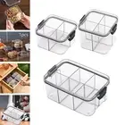 Divided Food Storage Container Multifunctional Pantry Organization Durable Food