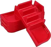 BUGUUYO 4pcs Taco Holder Stand Plastic Taco Rack with Elegant Wave Design for Home Kitchen Restaurant Parties
