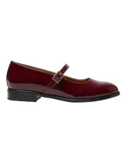 [Easy Steps] Gabriel Flat Shoes in Wine Patent