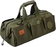 Outdoor Tool Bag Portable Water-Resistant Camping Tool Bag Storage Pouch Tote Organizer Bag Army Green