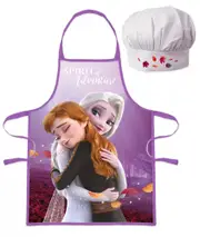 Disney Frozen Spirit Kids Apron and Chef Hat Set
