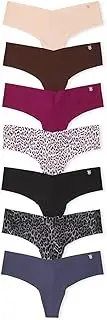 [Victoria's Secret] Women's No Show Thong Underwear, Panties for Women, Multi Pack (XS-XXL)