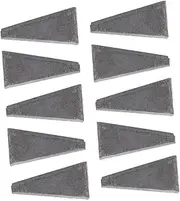 TEHAUX 10pcs Carbon Steel Axe Wedge Repair Tool S Hammer Accessory for Securing Nails and Fasteners Durable Installation for Axe Maintenance
