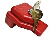 Glad-KD Red Plastic Glad Hand Lock (Keyed Differently), 1 Pack