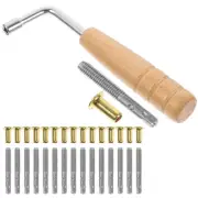 Lea String Set Professional Lyre Harp Part Tuning Wrench Zither