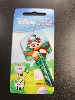 DISNEY CHIP 'N' DALE KWIKSET KW1/KW10 KEYBLANK - READ DETAILS BELOW
