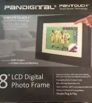 Pandigital 8” LCD Photo Frame (Pantouch Touch Sensor Technology) 3200 Images