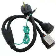 3ft Y-Adapter with Circuit Breakers | NEMA 10-30P to Two NEMA 5-20R by AC WORKS®
