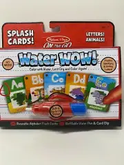 Melissa & Doug ON THE GO Water WOW Splash Cards - Letters / Animals