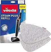 Vileda Steam Mop Refill Pads, Pack of 2, White