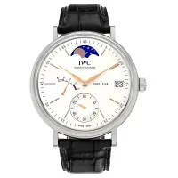 在飛比找蝦皮購物優惠-IWC Watch柏濤菲諾月相手動機械手錶男款IW51640