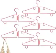 [Generic] Folding Clothes Hangers | 5Pcs Suit Hangers - Laundry Hanger, Portable Clothes Hanger for Travel, Cruise, Home, Bedroom, Dorm, Hotel