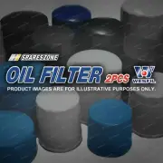 2 Wesfil Oil Filters for Subaru Forester SF SG Impreza GC Liberty BE BD Outback (for: Subaru)