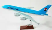 Korean Air A380 Large Plane Resin Model apx 18"