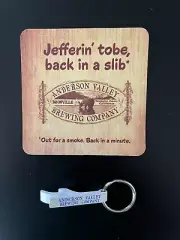 Anderson Valley Brewing Craft Beer Collectible Sticker Bottle Opener Keychain