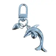 Cartoon Dolphin Bag Pendant Lovely Animal Keychain Dolphin Keyring Ornaments