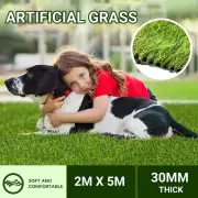 2x5M Artificial Synthetic Fake Grass Turf Plastic Green Plant Lawn Garden Decor