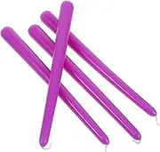 GETAJGHSD 4pcs Tall Taper Candle Candle Purple Paraffin
