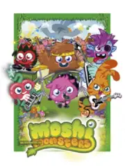 3D Large Lenticular Poster Moshi Monsters Music Rox