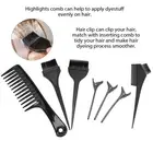 8pcs Professional Hair Dyeing Tool Highlights Comb Hair Clip Dyestuff Mixing WPD