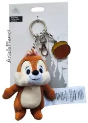 Disney Parks Chip N Dale's Chip Bag Charm Keychain Plush
